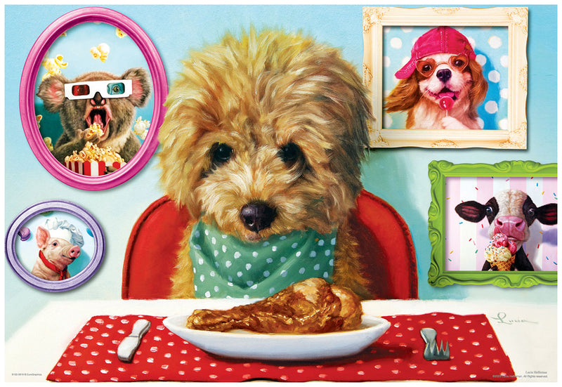 Eurographics - Dinner Time Lunch Bag (LUNCH BAG 100-Piece Puzzle) - Limolin 