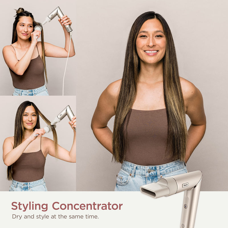 Shark FlexStyle Air Styling & Drying System HD435C, Stone