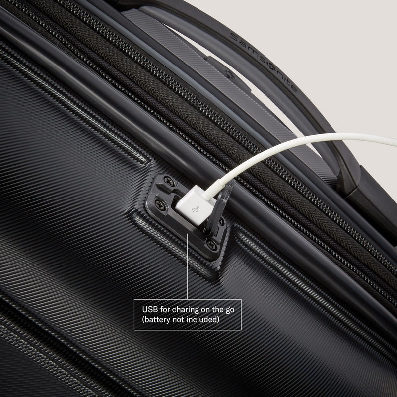 Samsonite Omni 2 Carry-On Suitcase 141130-7722, Arctic Silver