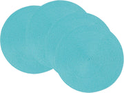 Now Designs Disko round placemats set of 4 - Turquoise