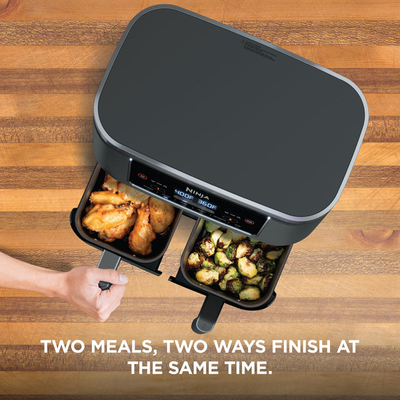 Ninja Foodi DualZone Air Fryer DZ201C, 8 qt.