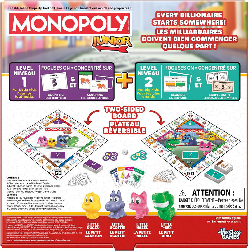 Monopoly Junior - 2 Games in 1 | Bilingual