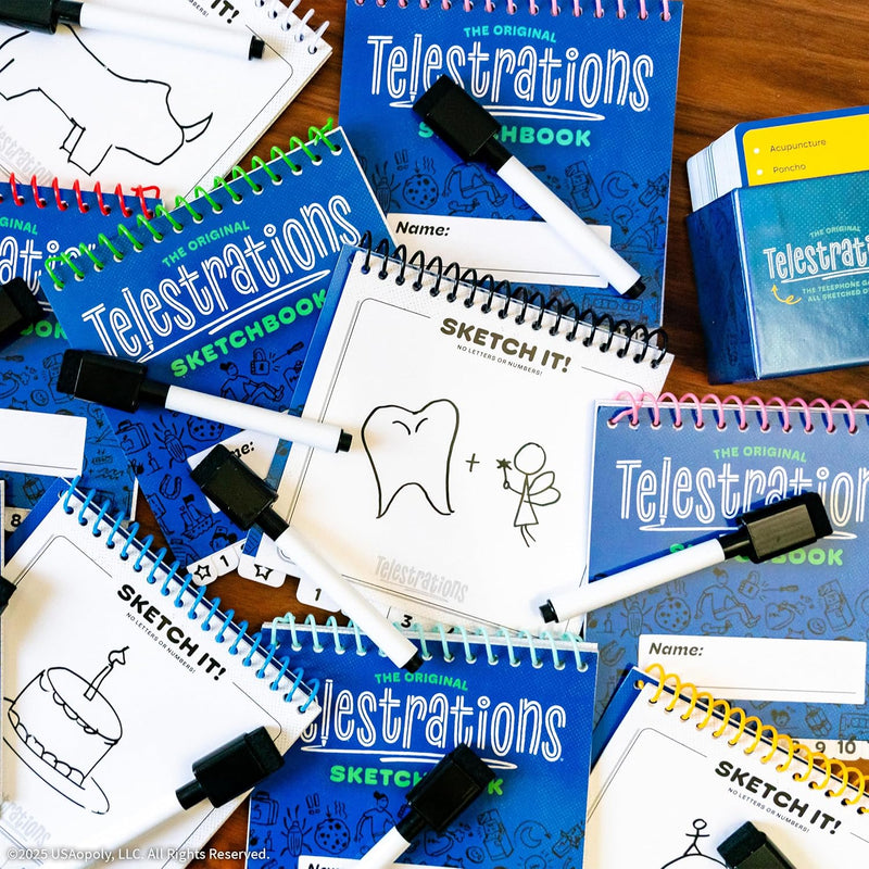 USAopoly - Telestrations, 12 Player Party Pack Game