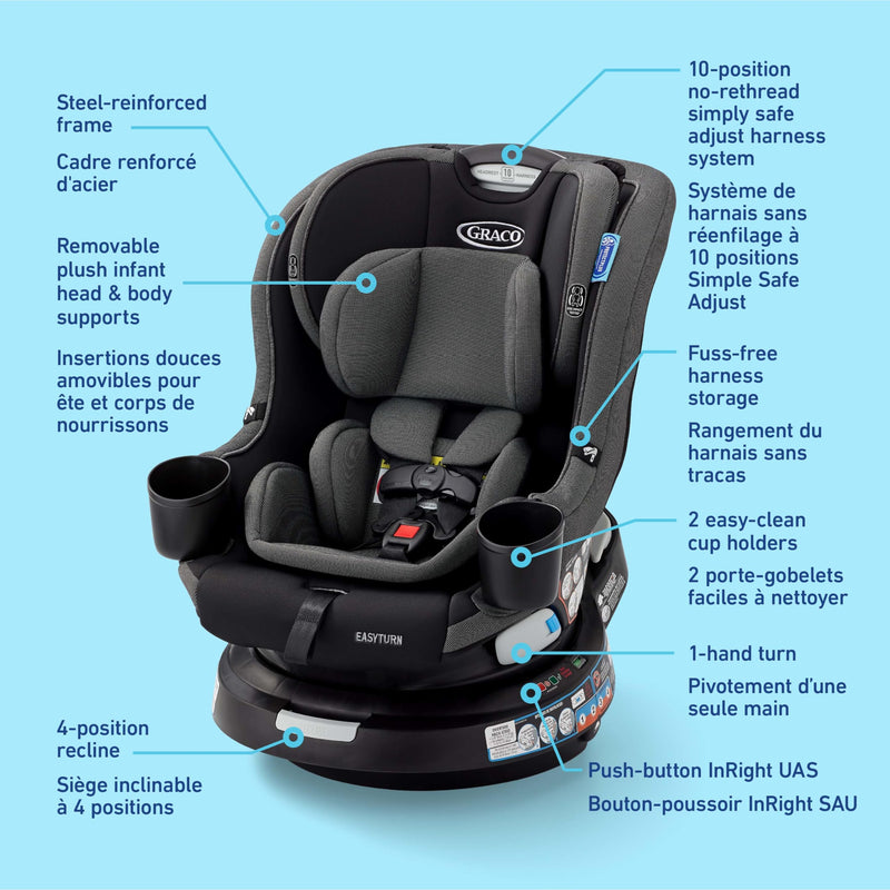 Graco - EasyTurn 360 Convertible Car Seat
