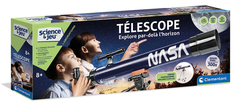 Clementoni - Science & Jeu: Télescope Nasa (Fr)