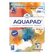 Aquapad glued pad 300G 50 sheets A6 (4.1 x 5.8 in)