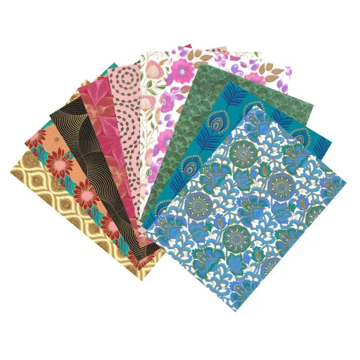 Notepad with papers from around the world 20 sheets  A4
