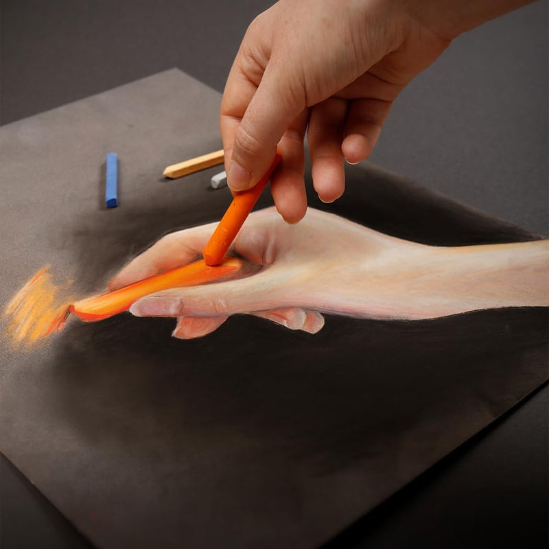 Pastelmat Pad N°6 360G anthracite  12 Sheets (7.1 x 9.4 in)