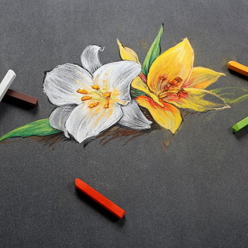 Pastelmat Pad N°6 360G anthracite  12 Sheets (9.4 x 11.8 in)