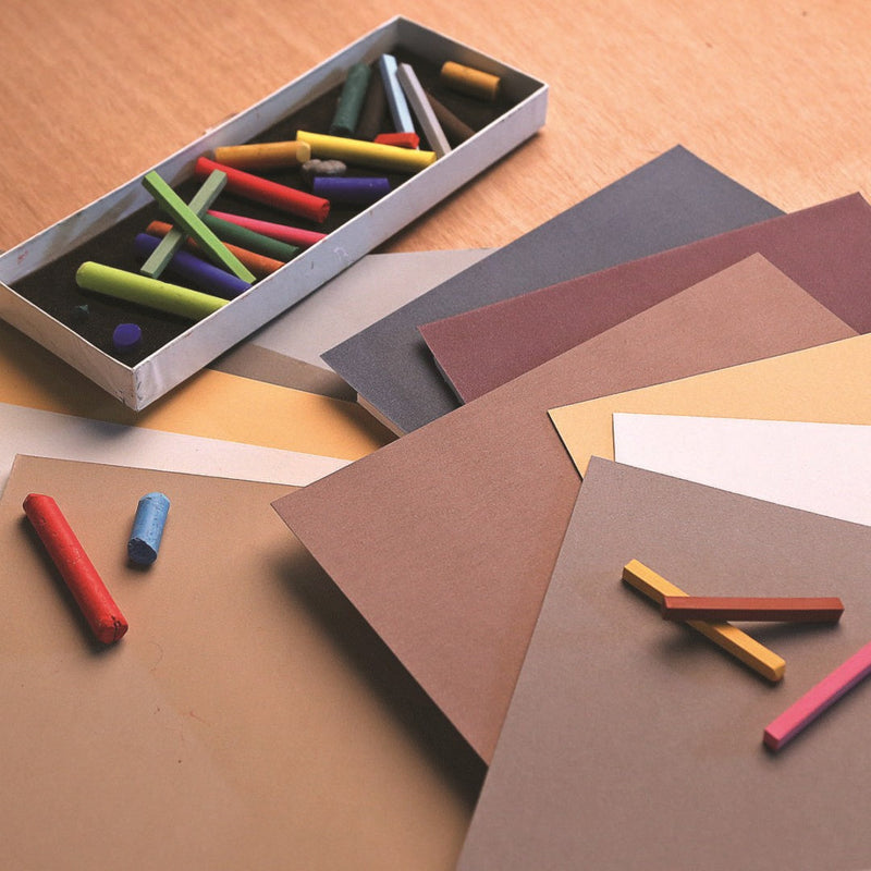 Pastelmat Pad N°3 360G  assorted 12 Sheets (11.8 x 15.7 in)