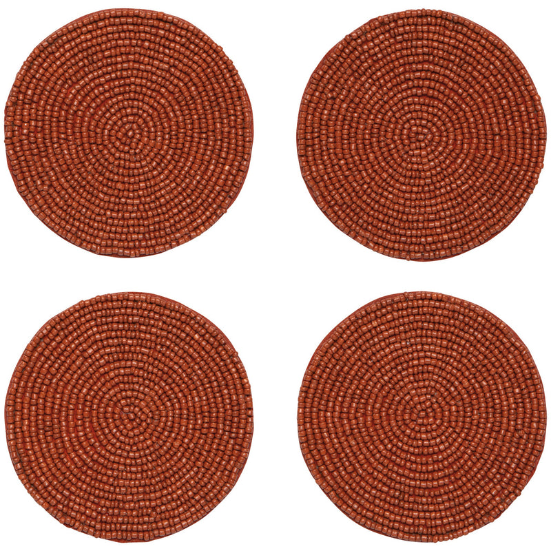 Heirloom - Cinnamon Stick Beaded Coasters Set of 4