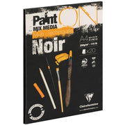 Painting On Multi Technic Black 250G 20 sheets A4 (8.25 x 11.75 in)