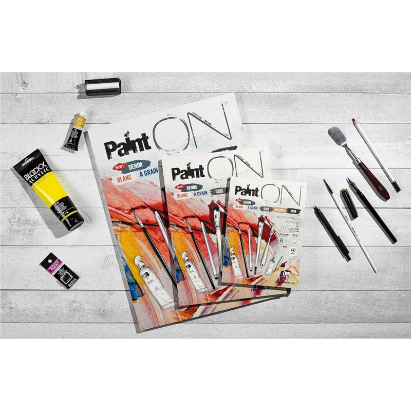 Paint'On 250G N°6 assorted Pad 24 sheets A3 (11.7 x 16.5 in)