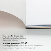 Paint'On 250G N°6 assorted Pad 24 sheets A3 (11.7 x 16.5 in)