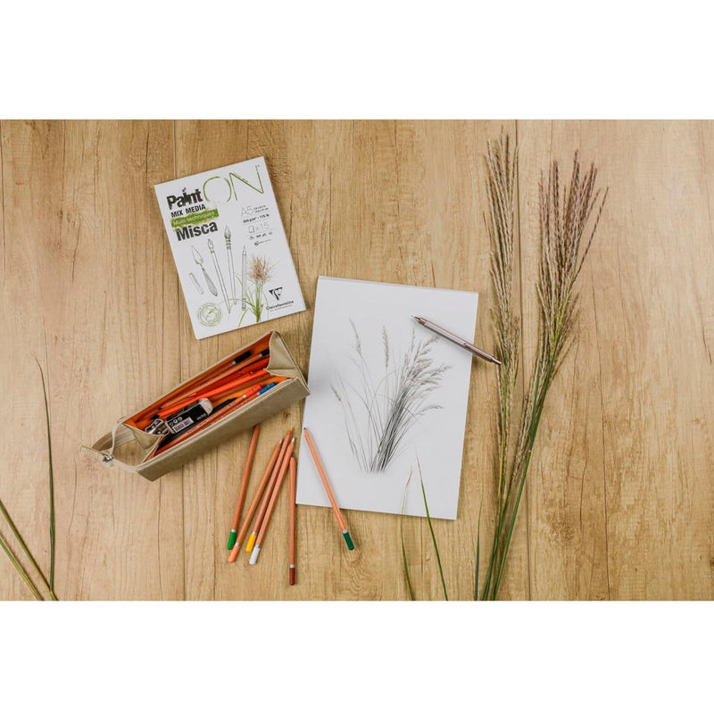 Glued Drawing Pad Paint'On Misca 250G 15 sheets A5 (5.8 x 8.3 in)