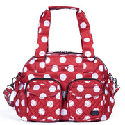 LUG Jumper Carry-All tote bag in Crimson Large Dot
