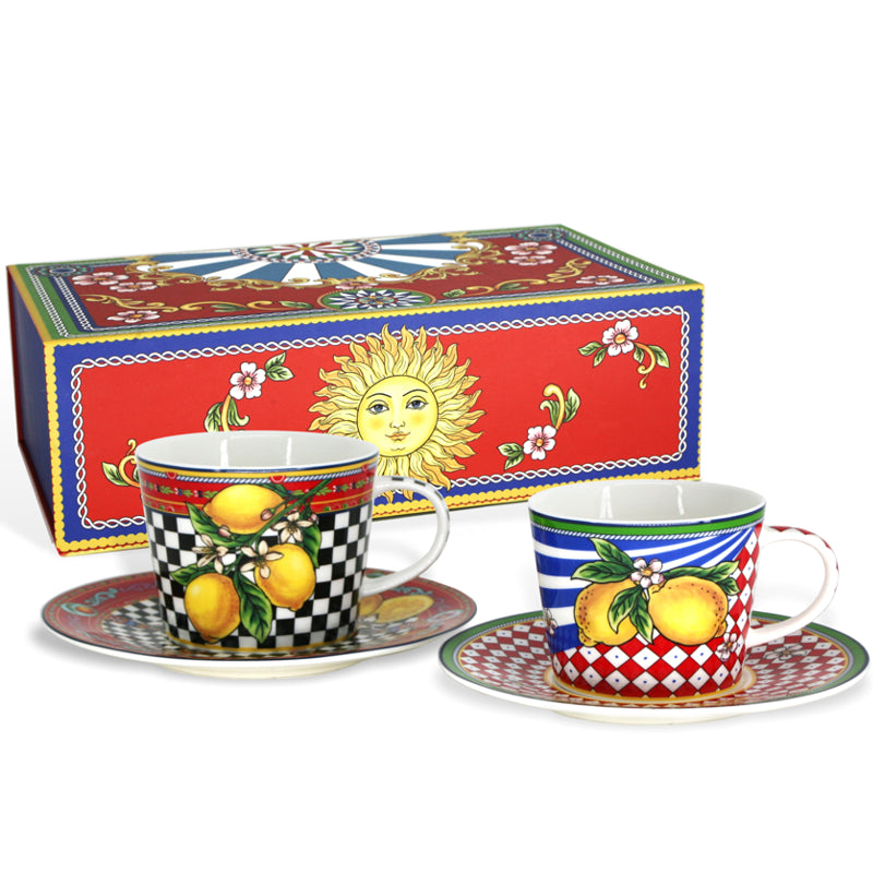 Tasses et soucoupes à cappuccino BIA - TESORO