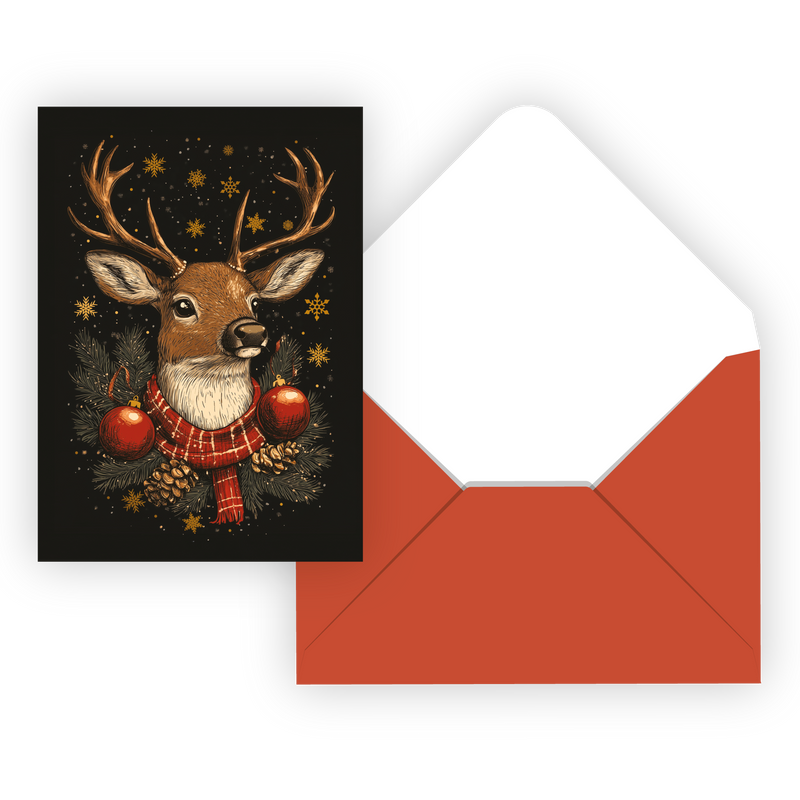 CARTE NOËL IDV./ LE ROI DE L'HIVER