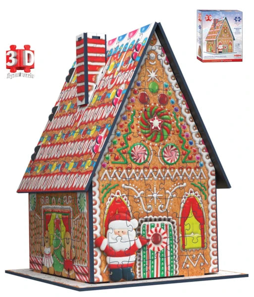 Eurographics - Casse-tête 3D - Maison en pain d'épices