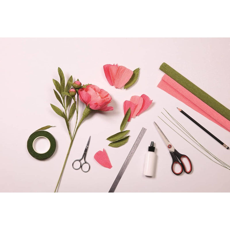 Clairefontaine florist crepe paper – Pastel assortment project 1
