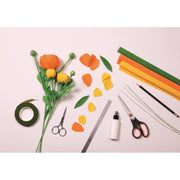 Crepe Paper Bright assortment 10 rolls (9.8 x 39.4 in)