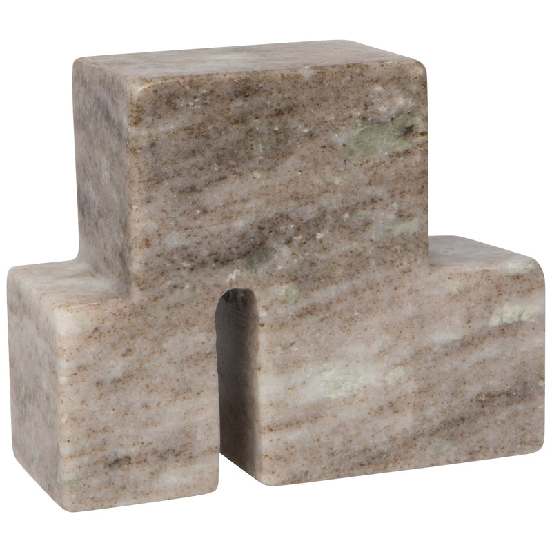 Heirloom - Block Marble Bookend