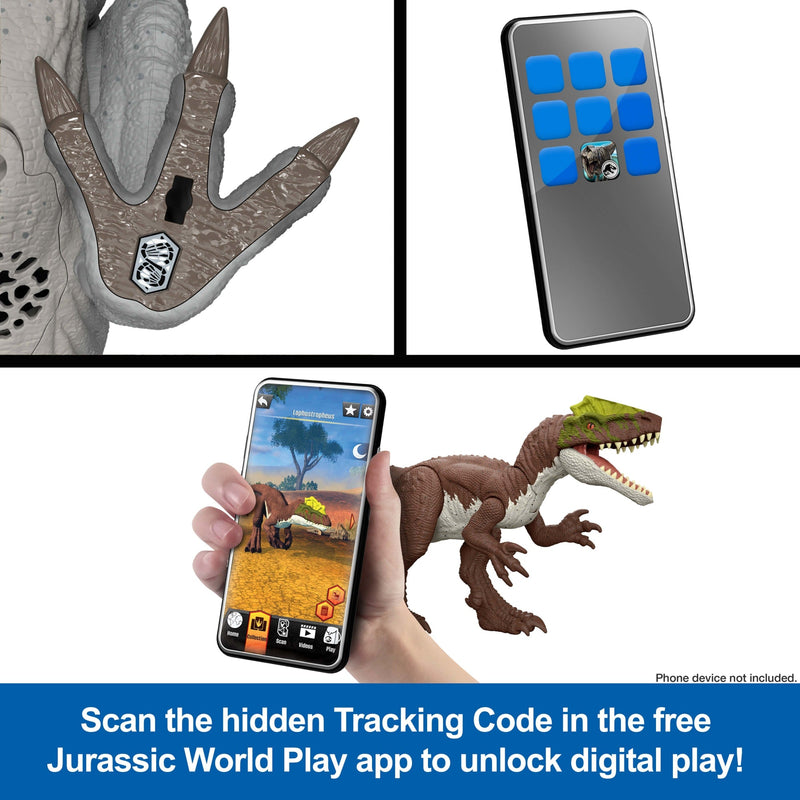 Jurassic World - Wild Roar Dinosaur Figure - Product detail or play view 4