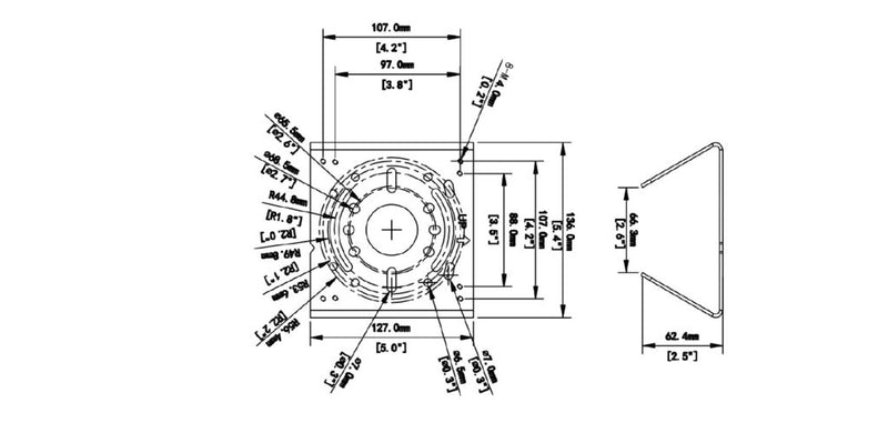 Gyration – Adaptateur de montage sur mât ACS-J111
