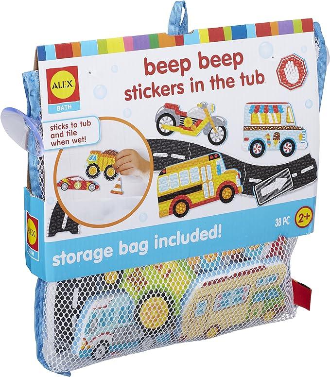 ALEX - Bath - Beep Beep Stickers In The Tub - Limolin 