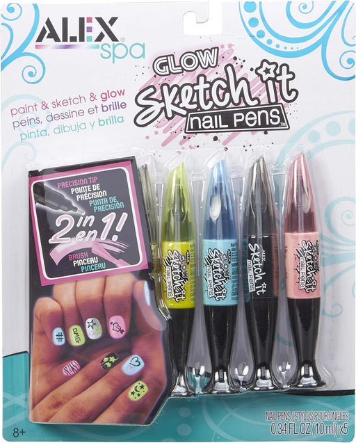 ALEX - SPA - Glow Sketch It Nail Pens - Limolin 