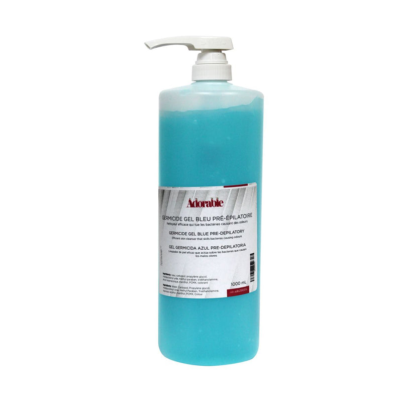 Adorable - Germicide Gel Blue Pre-Depilatory 1 Liter - Limolin 