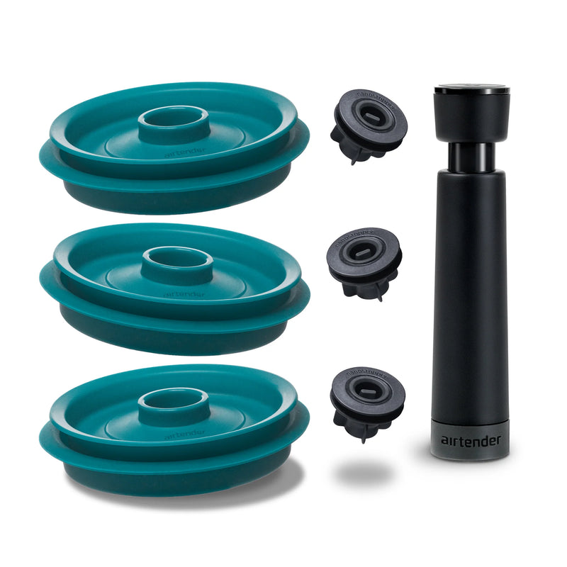Airtender - Clip-top Vacuum Lid Set - Limolin 