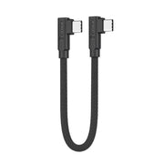 Alogic - 25cm Elements Pro Right-Angle USB-C to Right Angle USB-C Cable - Limolin 