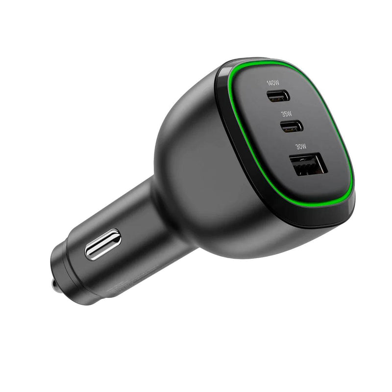 Alogic - Car Charger - Rapid Power charger 165W - 2x USB-C Ports & 1x USB-A Port - Limolin 