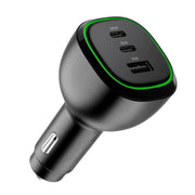 Alogic - Car Charger - Rapid Power charger 165W - 2x USB-C Ports & 1x USB-A Port - Limolin 