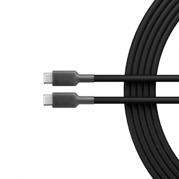 Alogic - Charge & Sync USB-C to USB-C Cable 6ft Elements Pro 480Mbps - Black - Limolin 