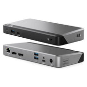 Alogic -DX2 Dual 4K Display Universal Docking Station - with 65W Power Delivery - Limolin 
