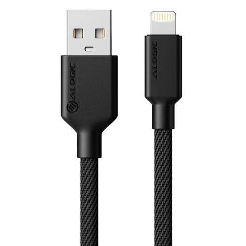 Alogic - Elements Pro USB 2.0 USB-A to Lightning Cable - Black - Limolin 