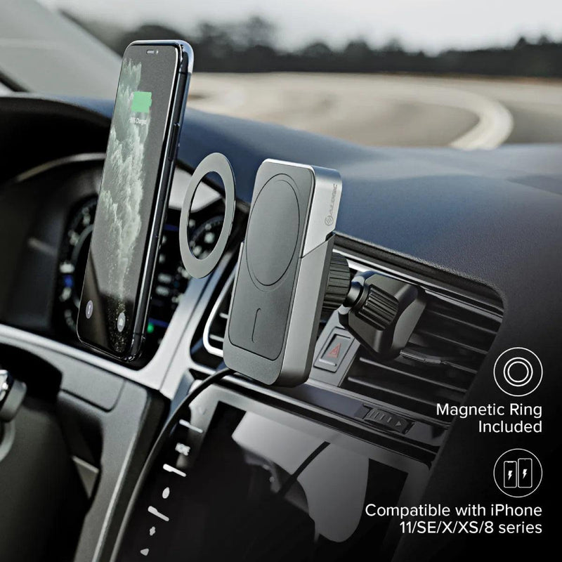 Alogic - Matrix Universal Magnetic Car Charger with Air Vent Mount  - Black - Limolin 
