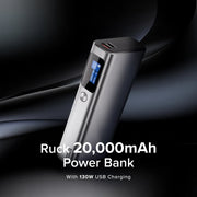 Alogic - Powerbank 20000mAh with 130W USB Charging Dual Device LED Display - Limolin 