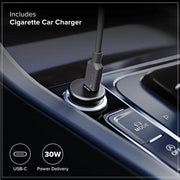Alogic - Qi Car Charger 15W Vent Mount with Matrix+ 5000mAh- Black - Limolin 