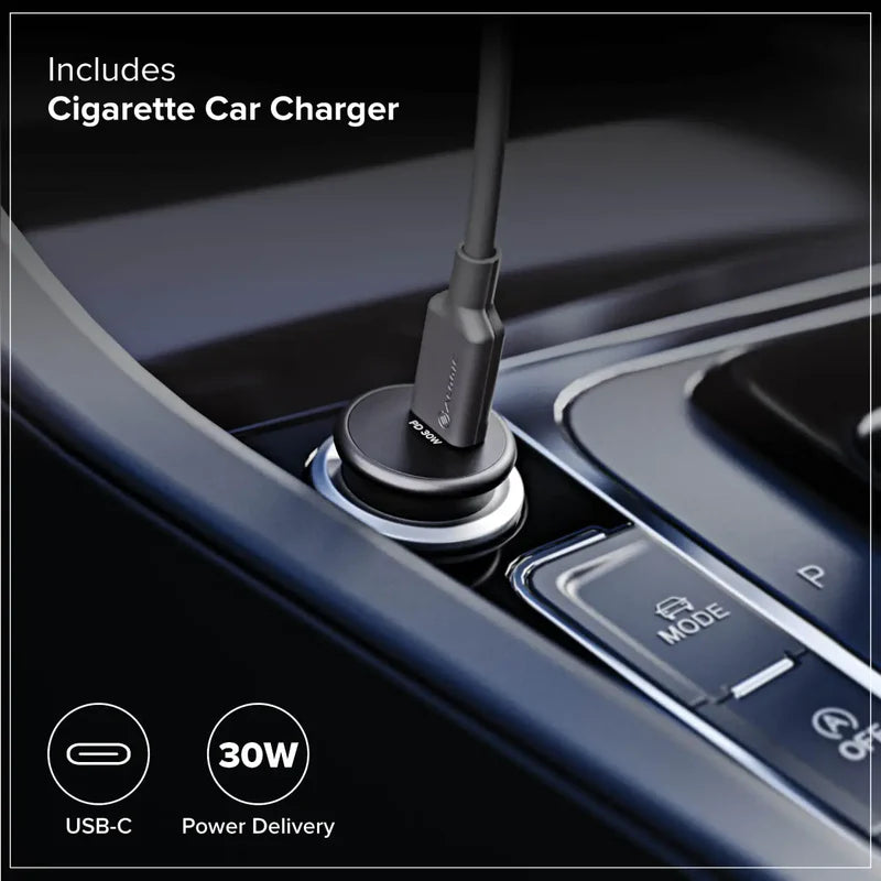 Alogic - Qi Car Charger 15W Vent Mount with Matrix+ 5000mAh- Black - Limolin 