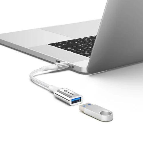 Alogic - Super Ultra USB 31 USB-C to USB-A Adapter - 15cm- silver - Limolin 
