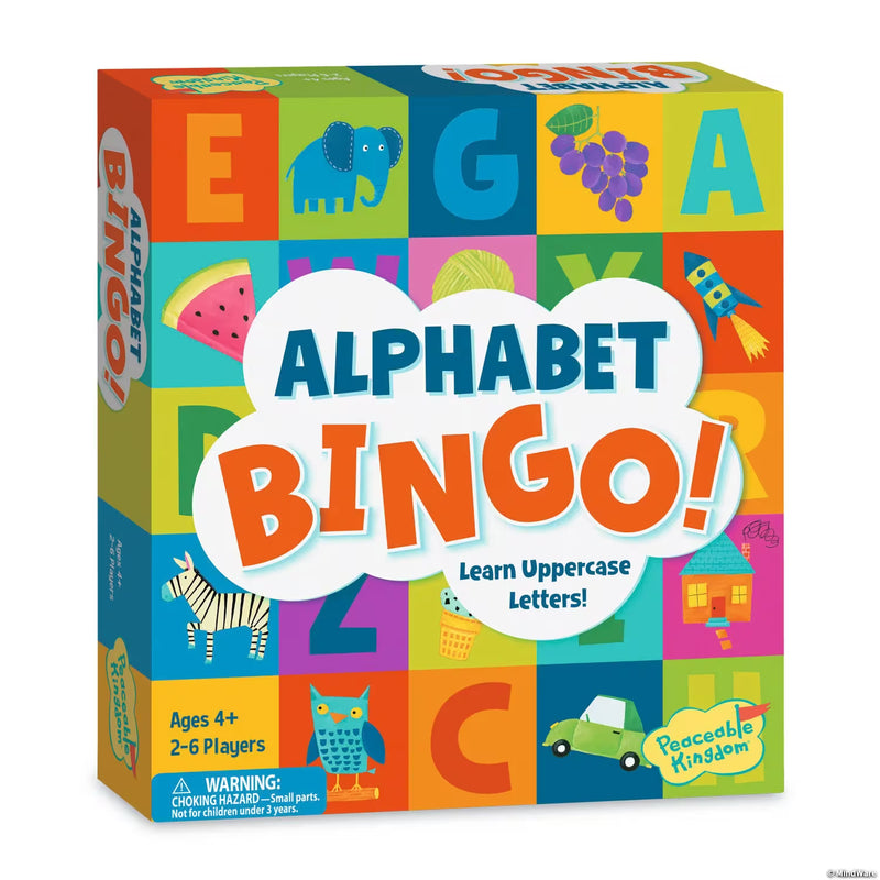 PEACEABLE KINGDOM - Jeu de bingo alphabet