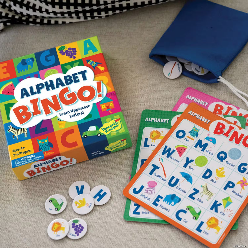 PEACEABLE KINGDOM - Jeu de bingo alphabet