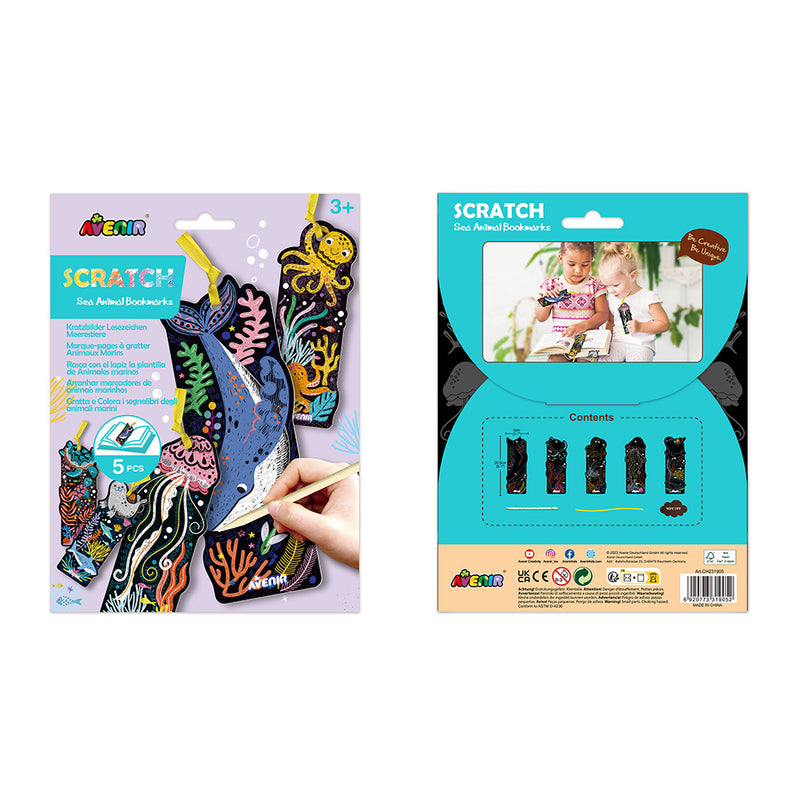 Avenir - Scratch Bookmark/Door Hanger (24Pcs/Display-2 Assorted) - Limolin 