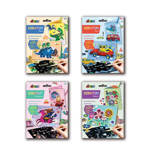 Avenir - Scratch Greeting Card (20Pcs/Display-4 Asst) - Limolin 