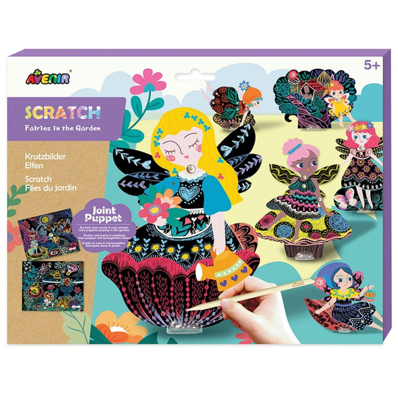 Avenir - Scratch Jointed Puppets - Fairiesin The Garden - Limolin 