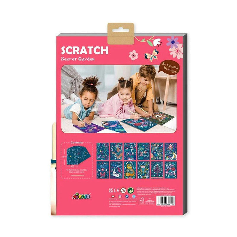Avenir - Scratch Large Book - Secret Garden - Limolin 