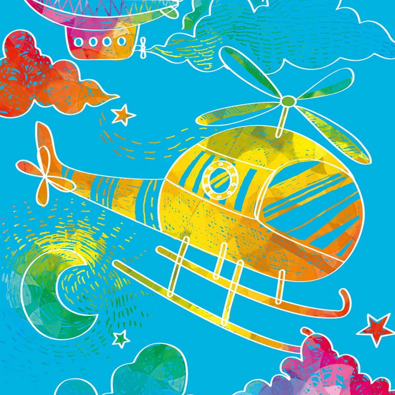 Avenir - Scratch Mmini Book - AIRPLANE (12 PCS) - Limolin 